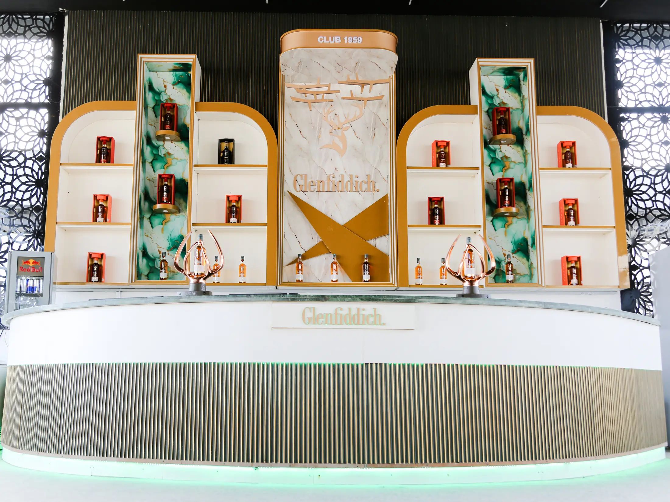 A brand activation on the deck