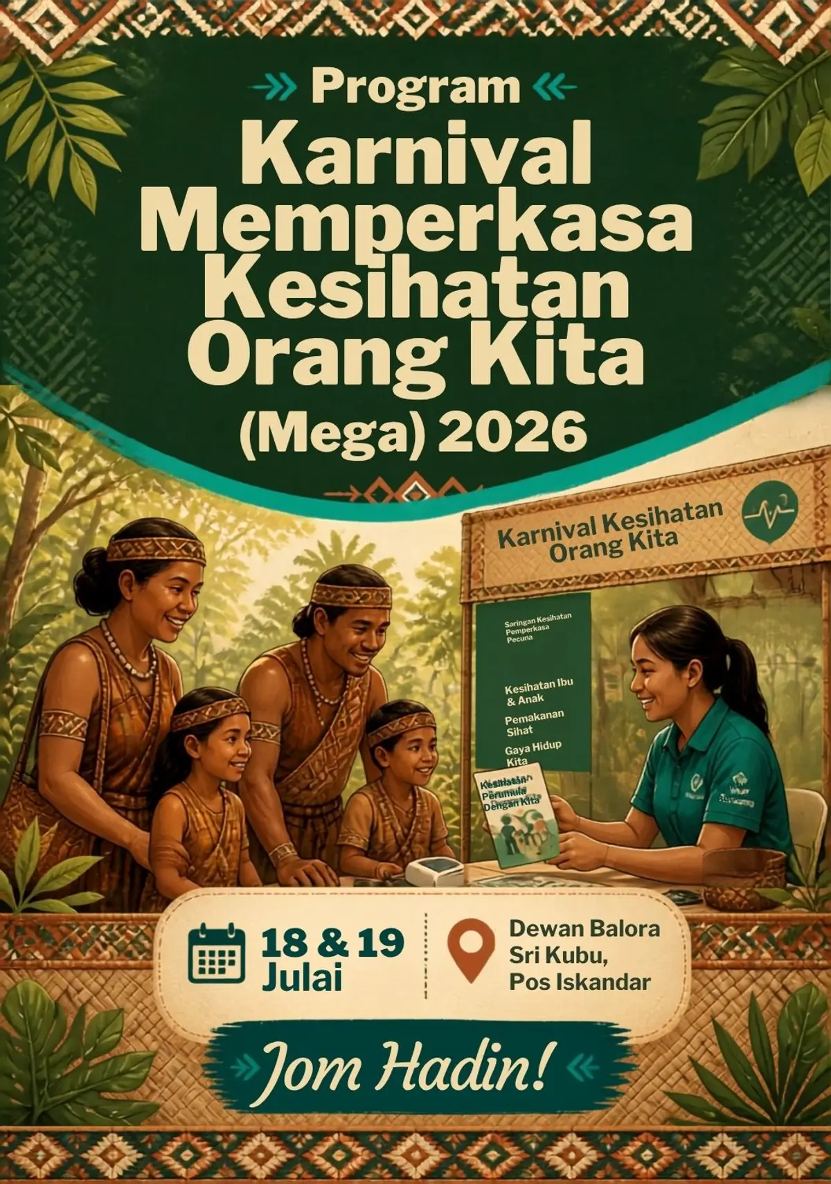 Program Karnival Memperkasa Kesihatan Orang Kita (Mega) 2026