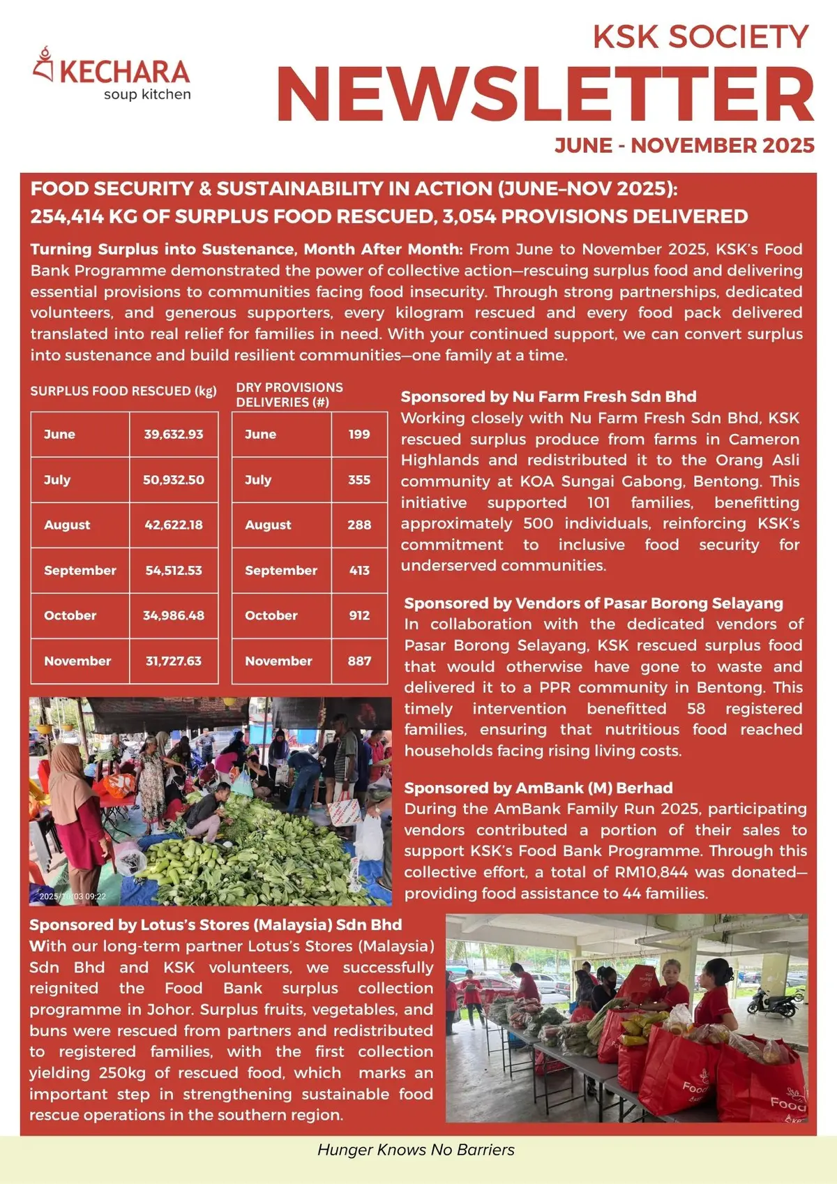 June - NovemberNewsletter