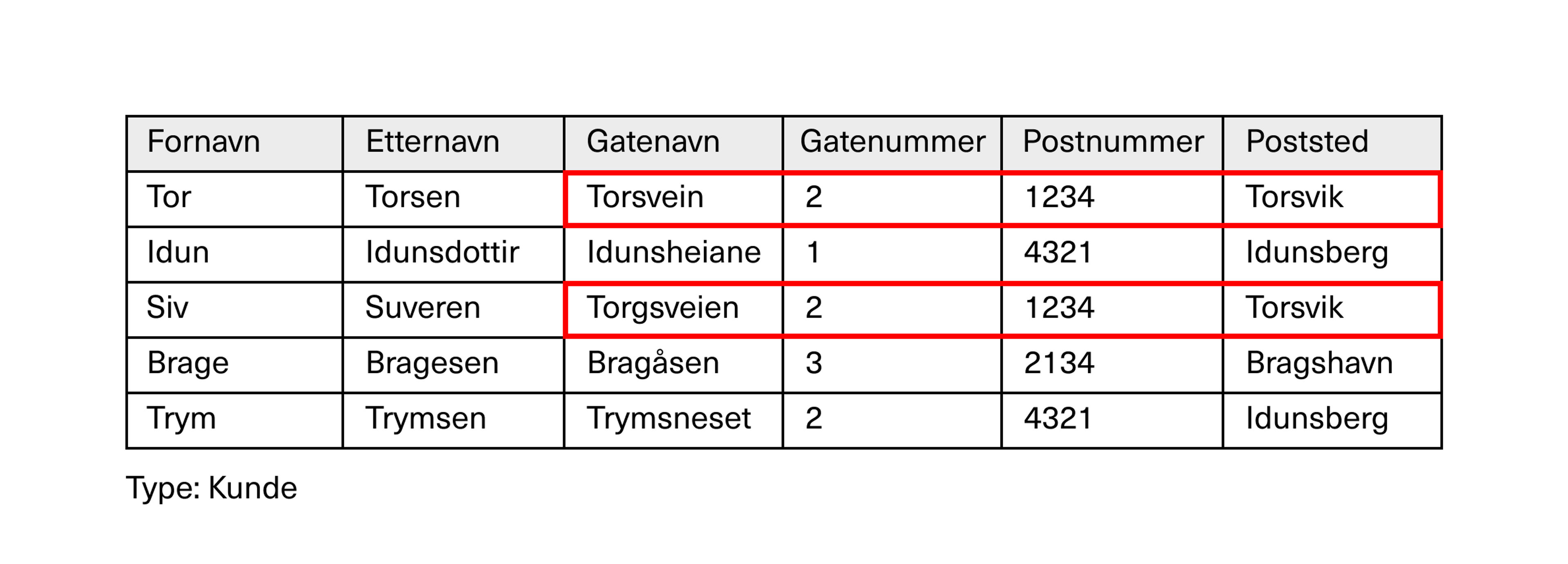 Torsveien 2 1234 Torsvik