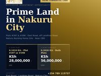 1/2 PRIME COMMERCIAL LAND FOR SALE — NAKURU CITY - Image 1