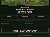 1ACRE PRIME LAND FOR SALE | OLD MUTHAIGA, NAIROBI 🏡 - Image 1