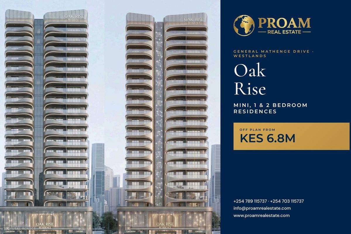 Mini 1 Bedroom Apartments for Sale, Westlands | Oak Rise