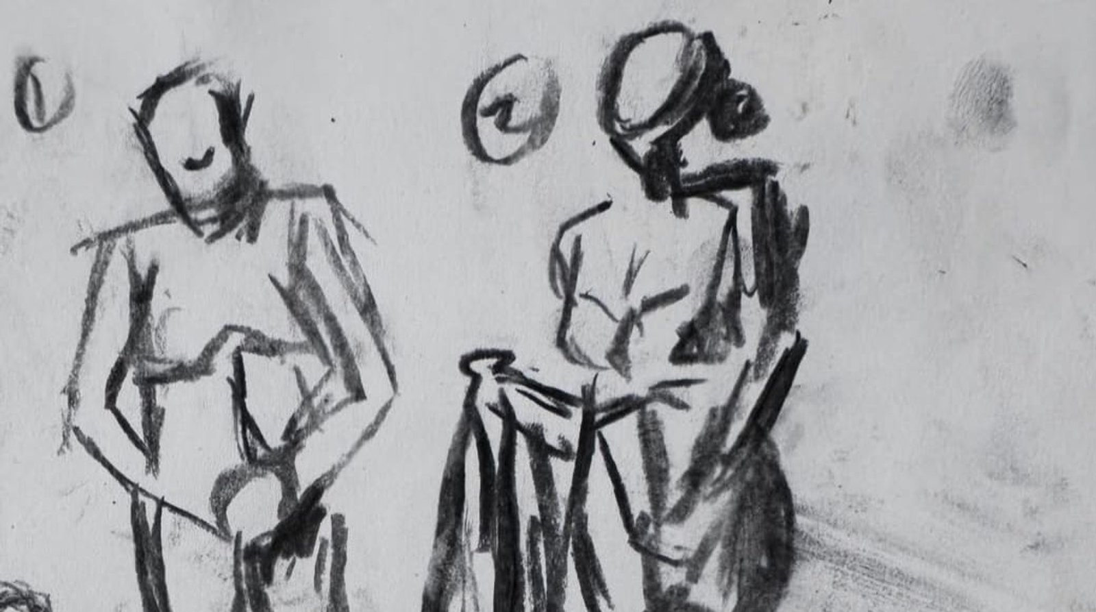drawings of Iris Vaguada by an audience member