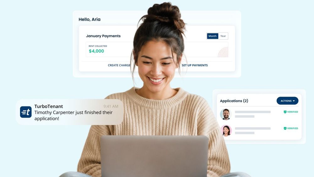 TurboTenant property management dashboard UI — best free property management software for small landlords TurboTenant property management dashboard UI — best free property management software for small landlords