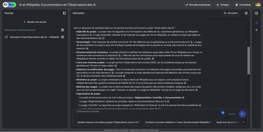 NotebookLM grounded notebook UI for studying your sources