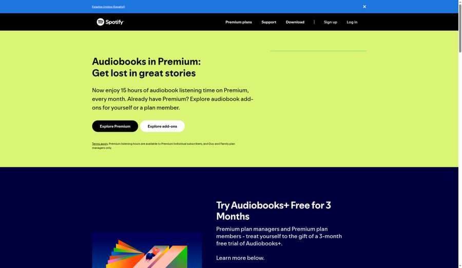 Spotify Audiobooks UI Spotify Audiobooks UI