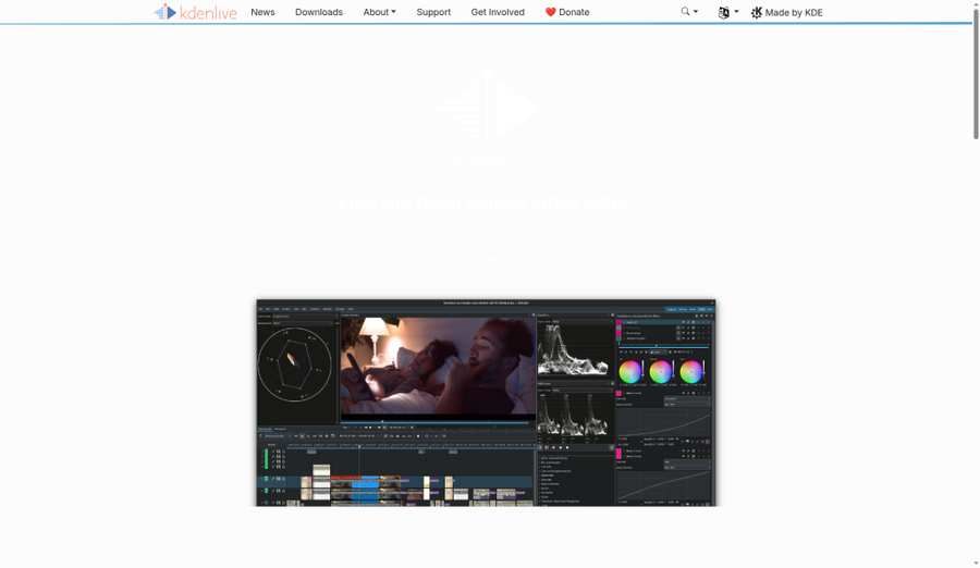 Kdenlive timeline