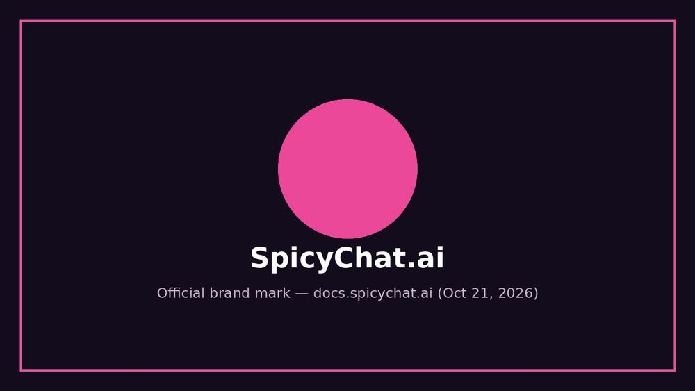 SpicyChat.ai brand card for mature AI roleplay chatbot