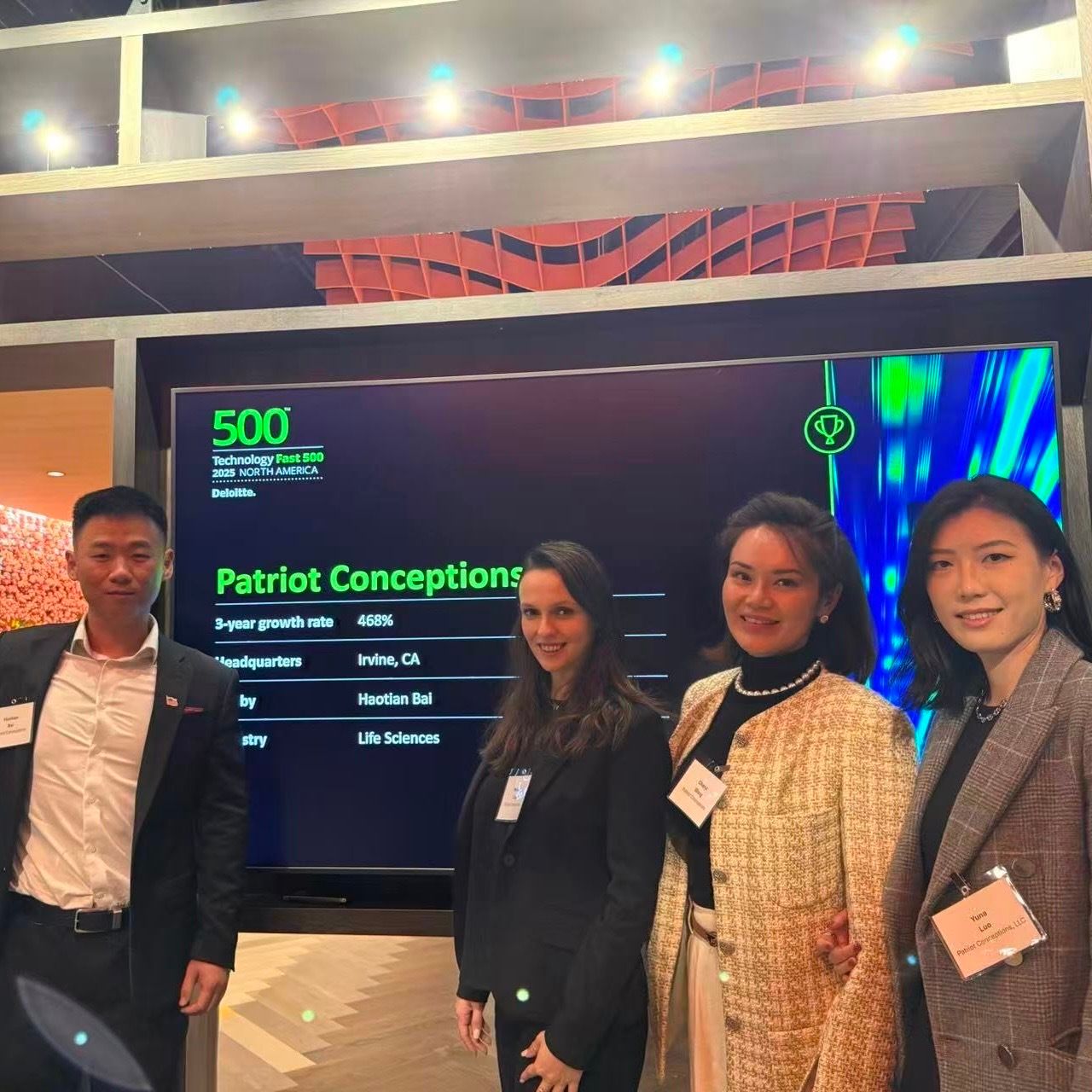 Patriot Conceptions Recognized in Deloitte's Technology Fast 500™