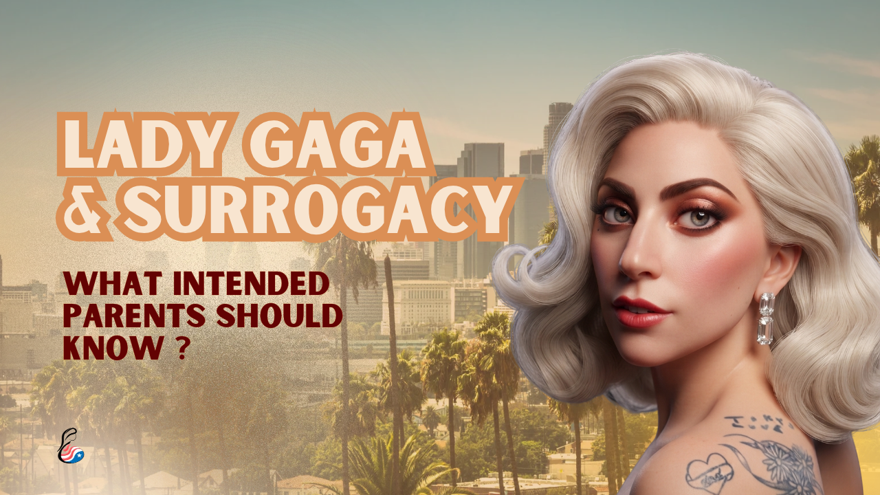 Lady Gaga and her fiancé Michael Polansky, who have just welcomed their first child through surrogacy.