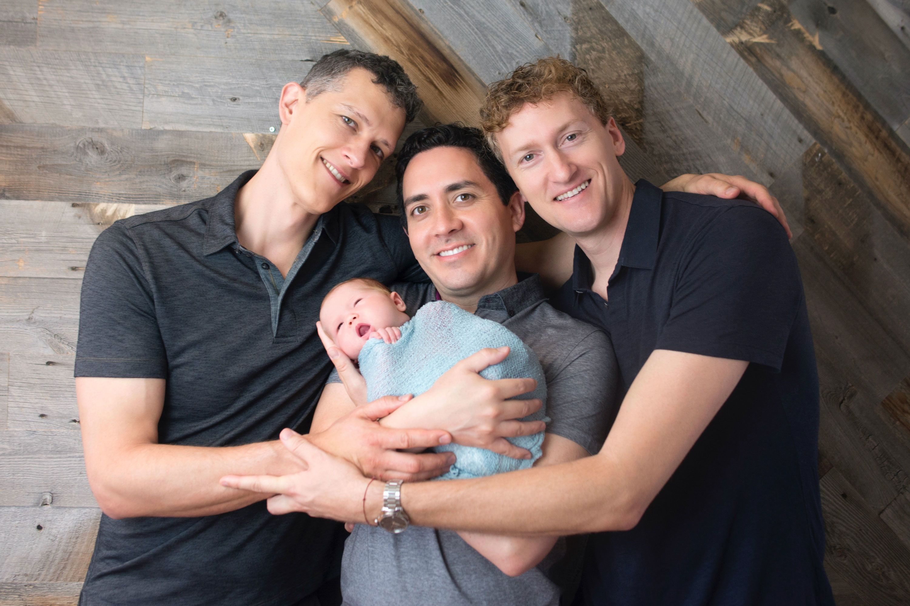 3 dads and a baby. This Gay Throuple from California is making history