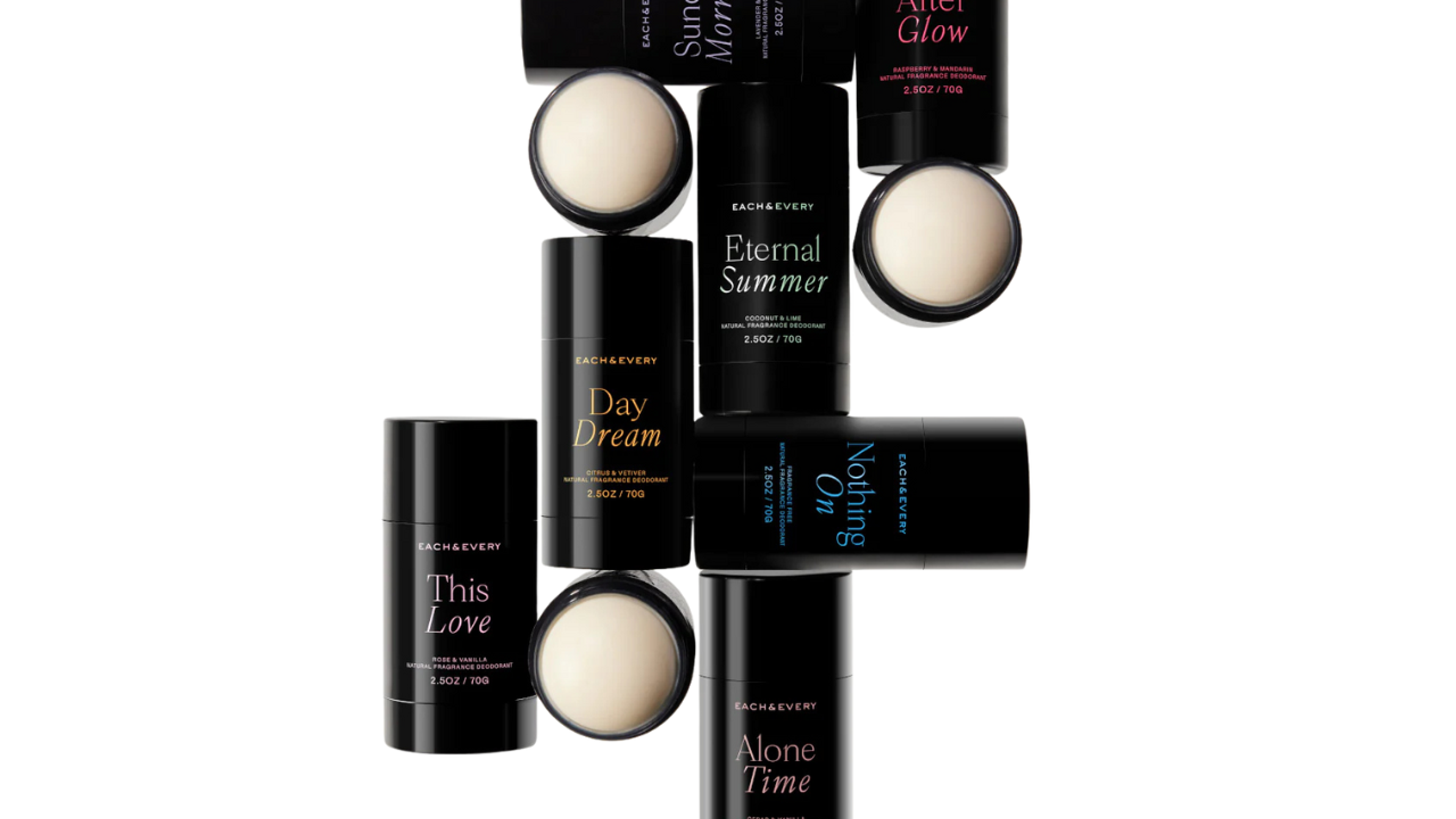 Each & Every natural deodorants