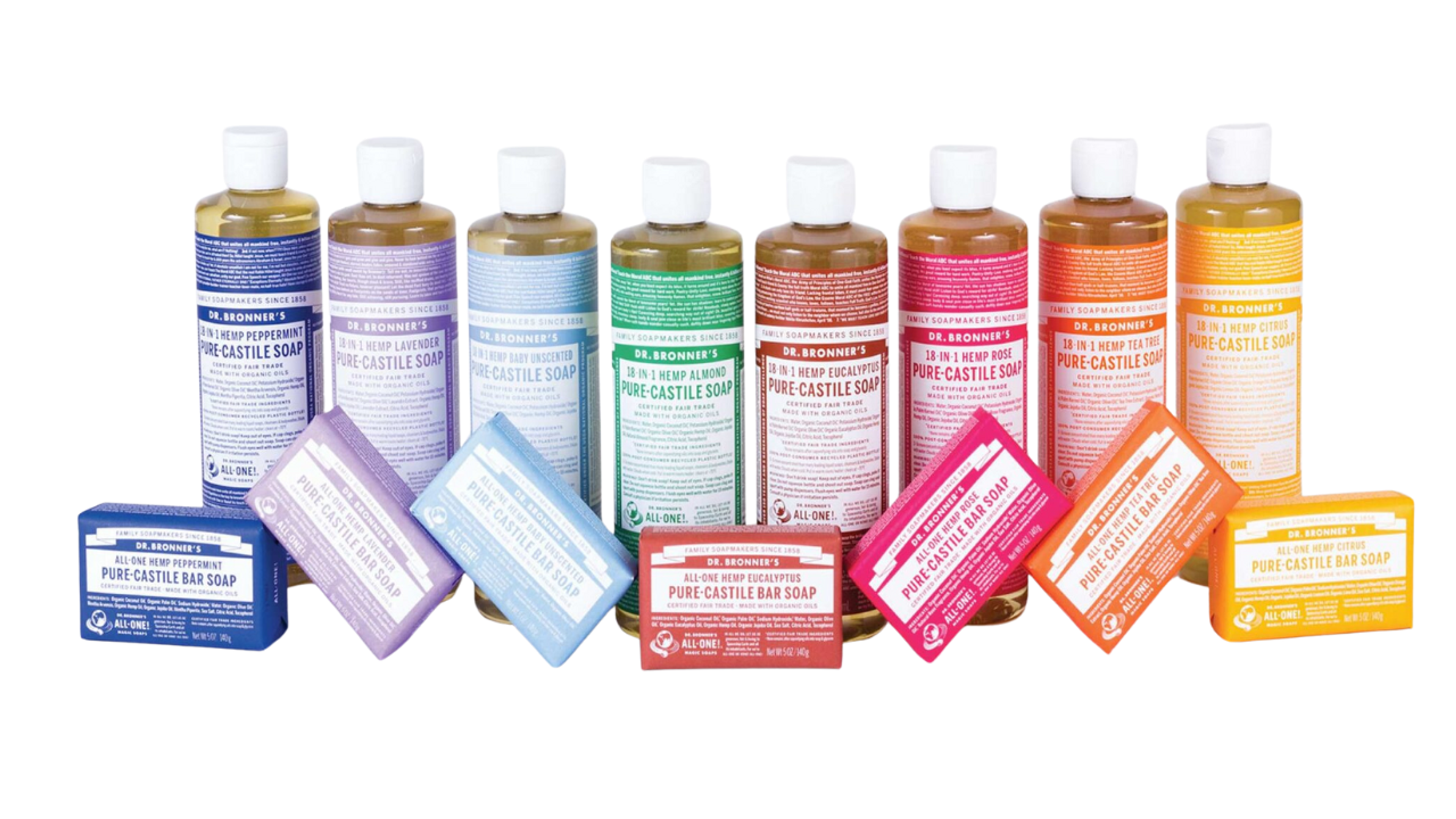 Dr. Bronner's castile soap