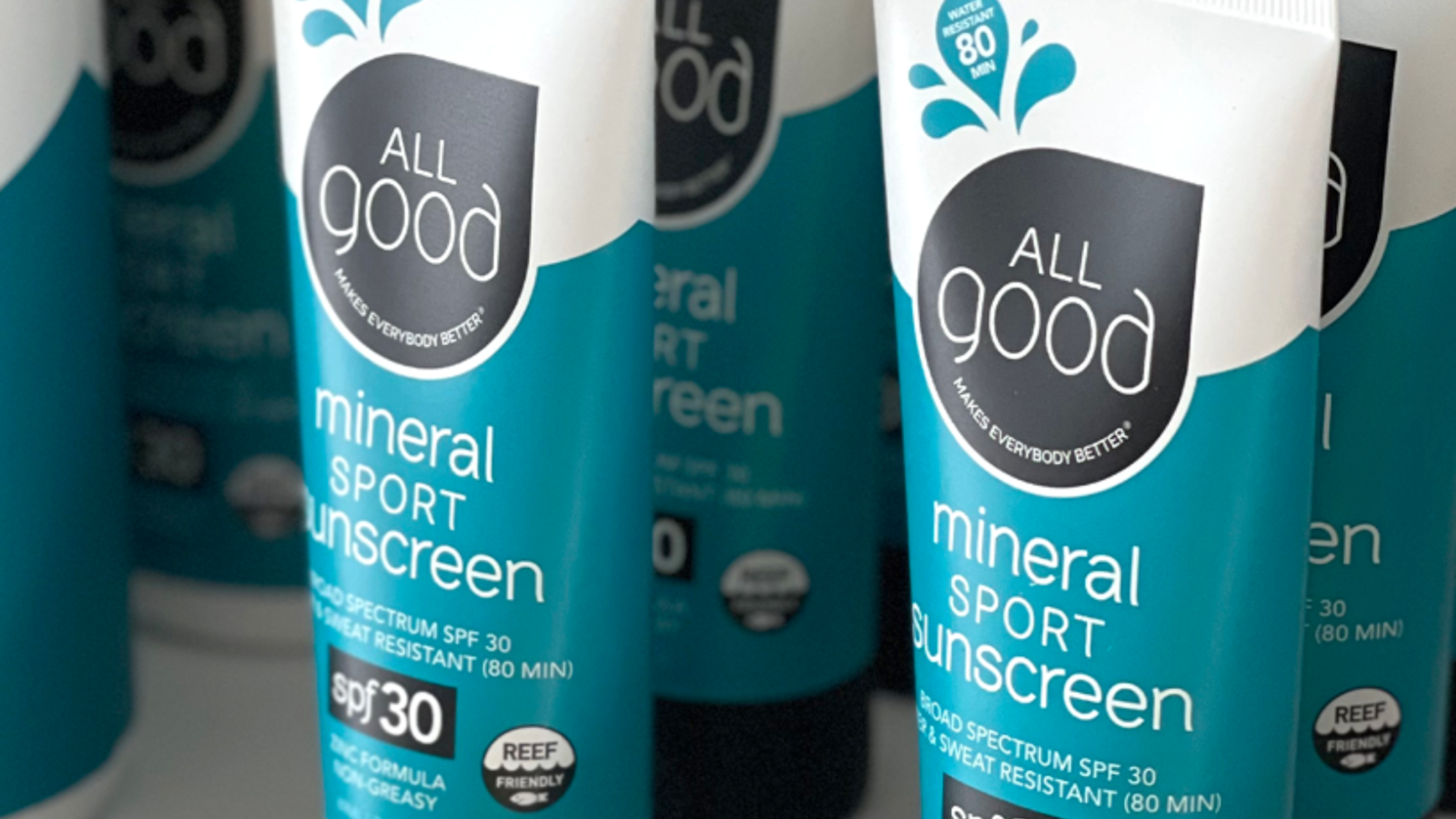 All Good mineral sunscreen.