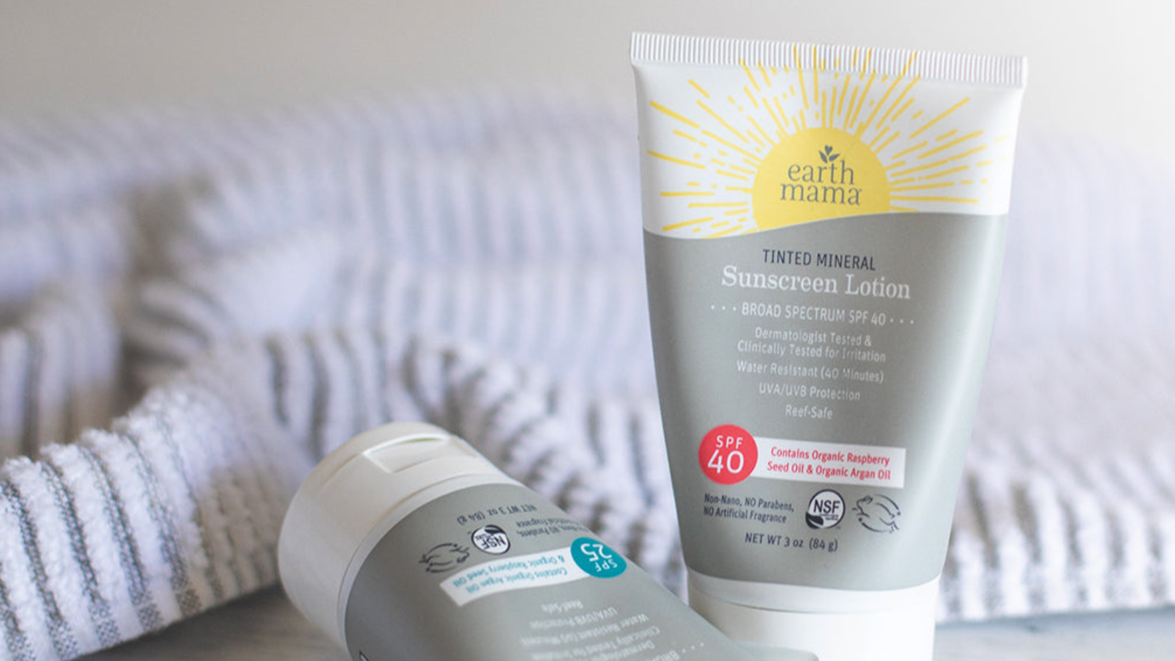 Earth Mama sunscreen offers a variety of clean sunscreen options.