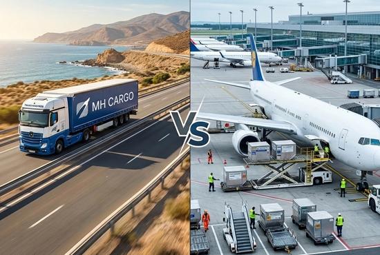 Road Freight vs. Air Freight: Which is Right for Your Morocco–Europe Shipment?