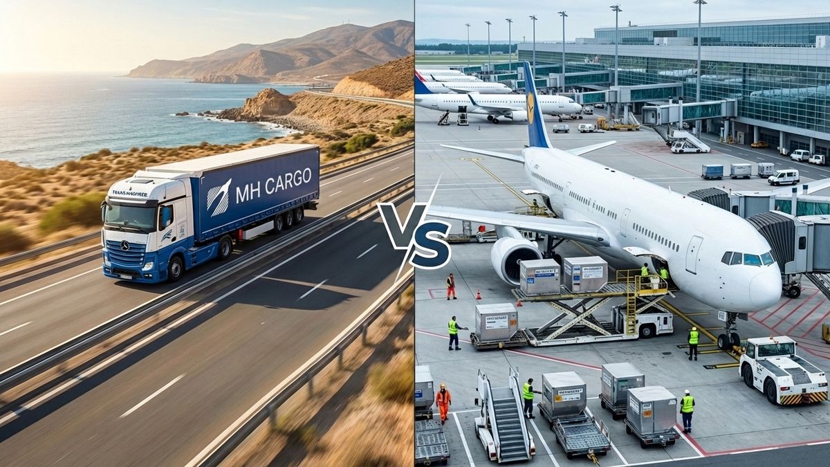 Road Freight vs. Air Freight: Which is Right for Your Morocco–Europe Shipment?