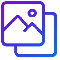 icon of combine images with ai
