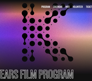 Web site Kosmorama header with logo and menu items.