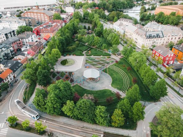 Ila Parken, seen from above