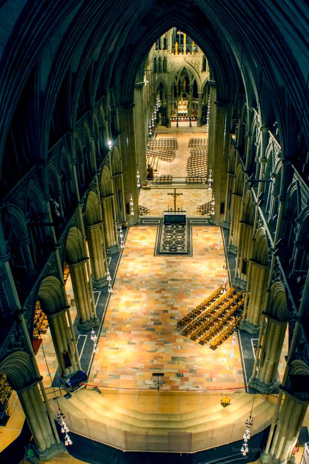 Nidaros Cahedral interior - photo taken from high up