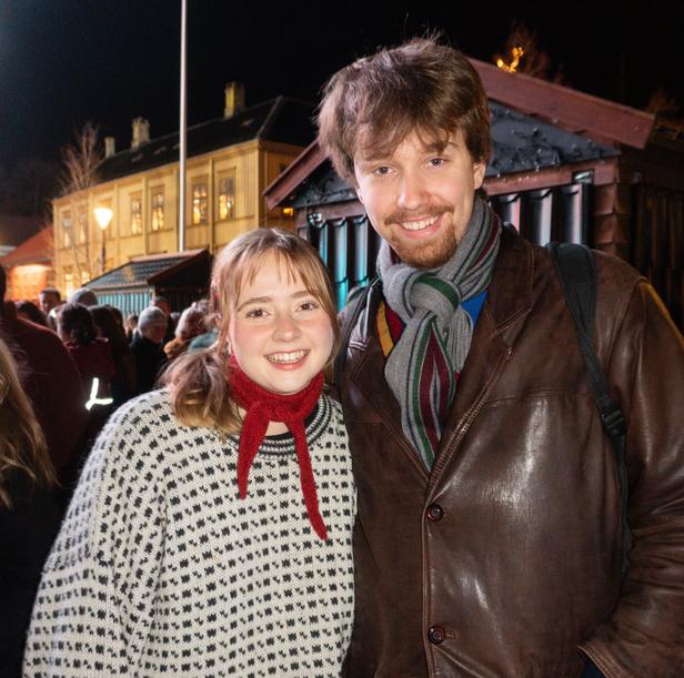 A young student couple