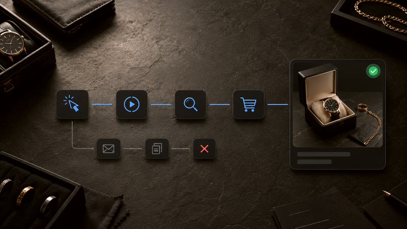 Marketing Attribution Platform: inline verification flow