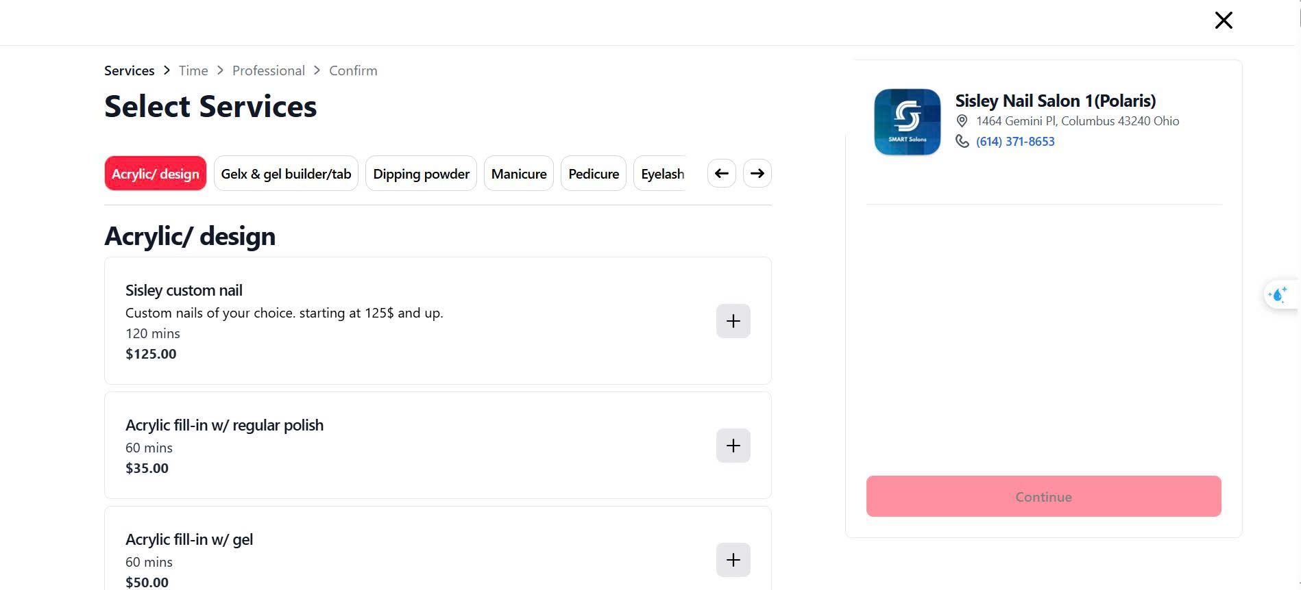 SmartSalon Landing Pages preview