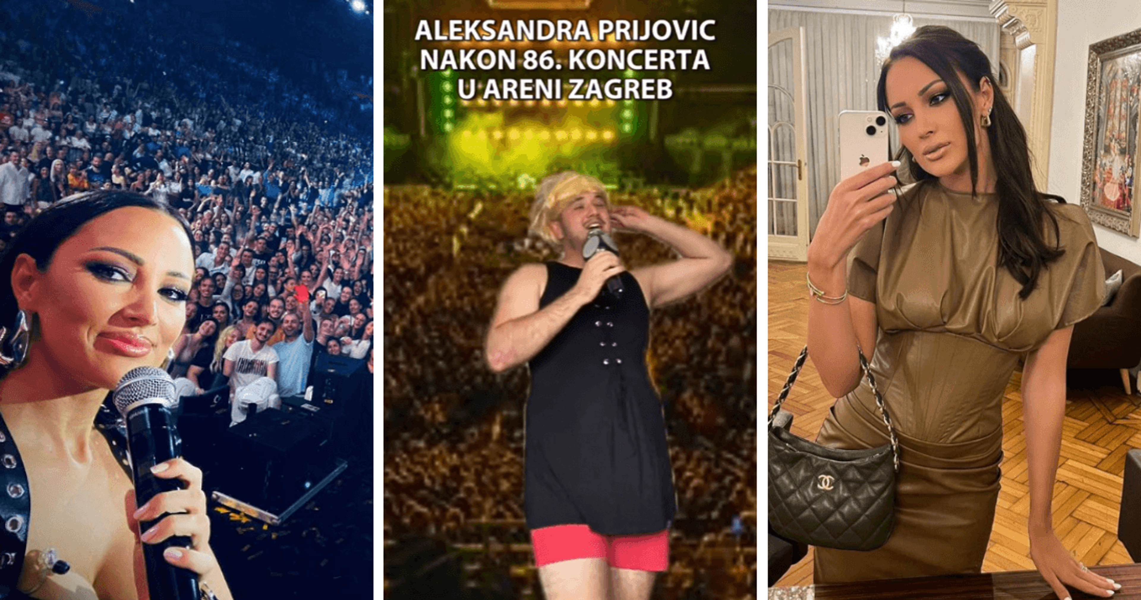 Mirsad sve nasmijao skečem: 'Ja sam Aleksandra i ovo je moj 86. koncert u Areni'