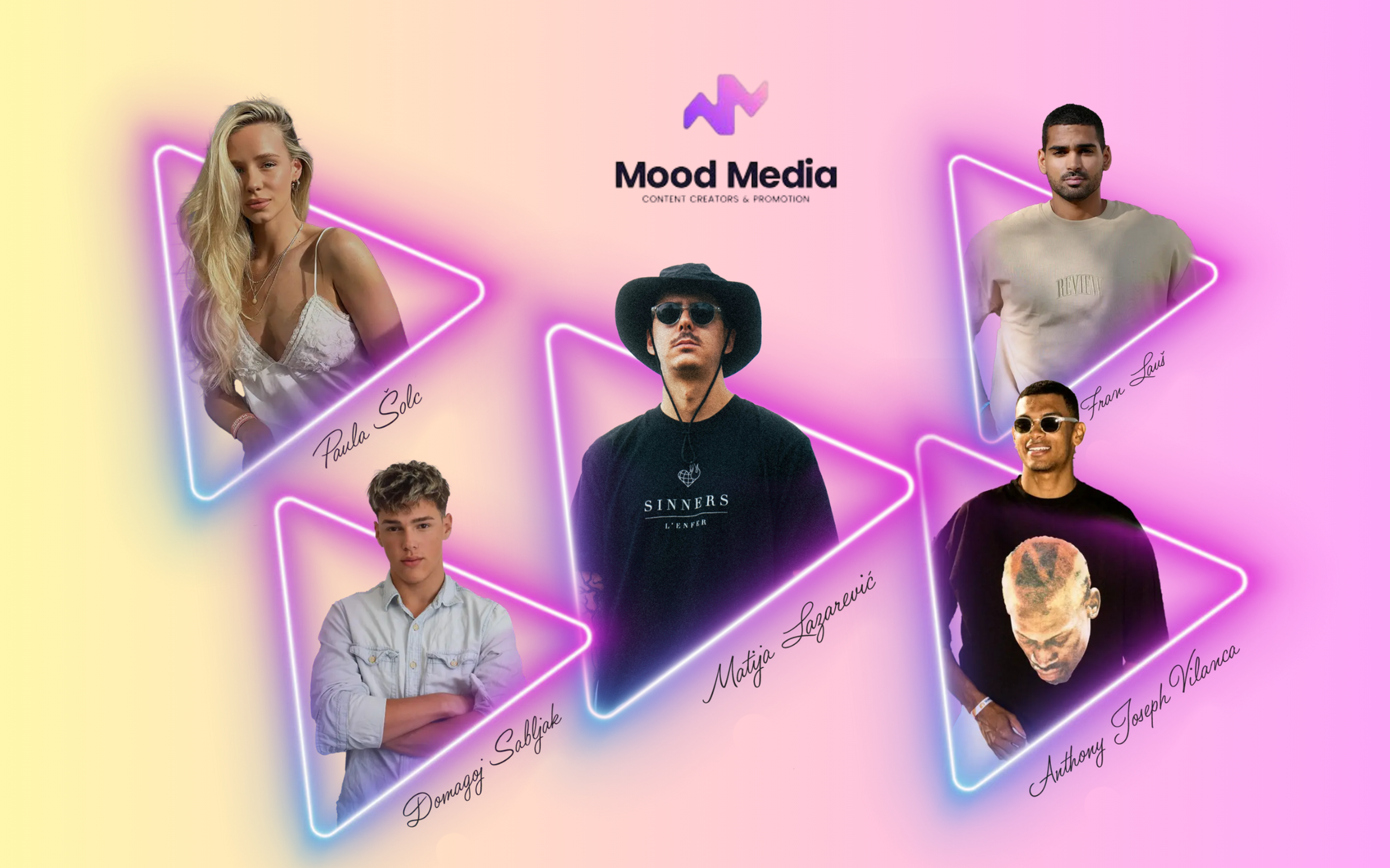 Mood Media agencija predstavlja 5 novih influencera u svojoj mreži! Dobrodošli!