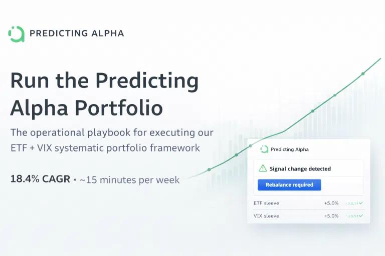 How to Run the Predicting Alpha Portfolio