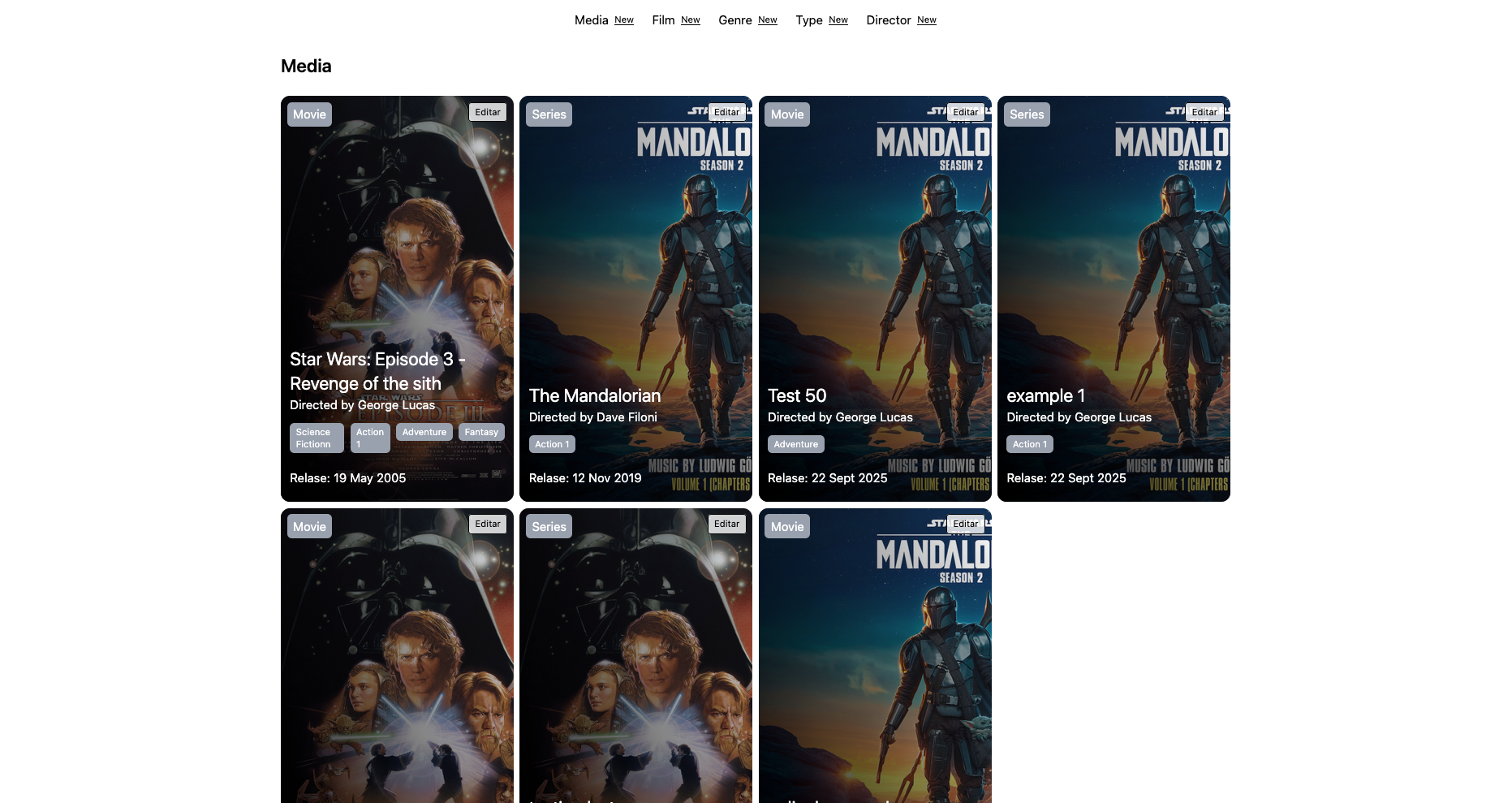 Movies app - College Project