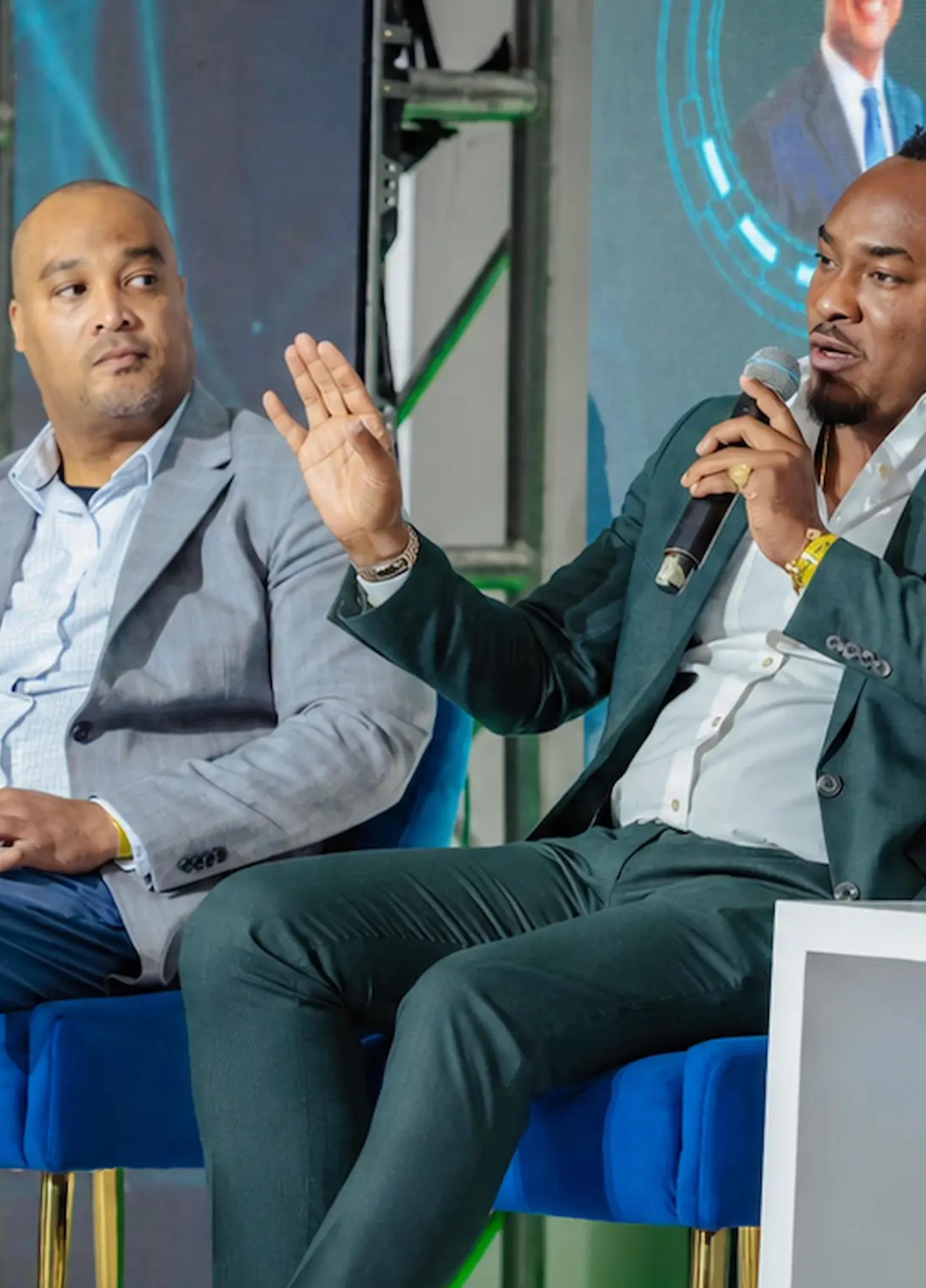 Kemal Brown, CEO of the Digita Global Group Inc, addressed attendees at the recent Transcend AI Consulting AI and the Future of Work Business Conference.