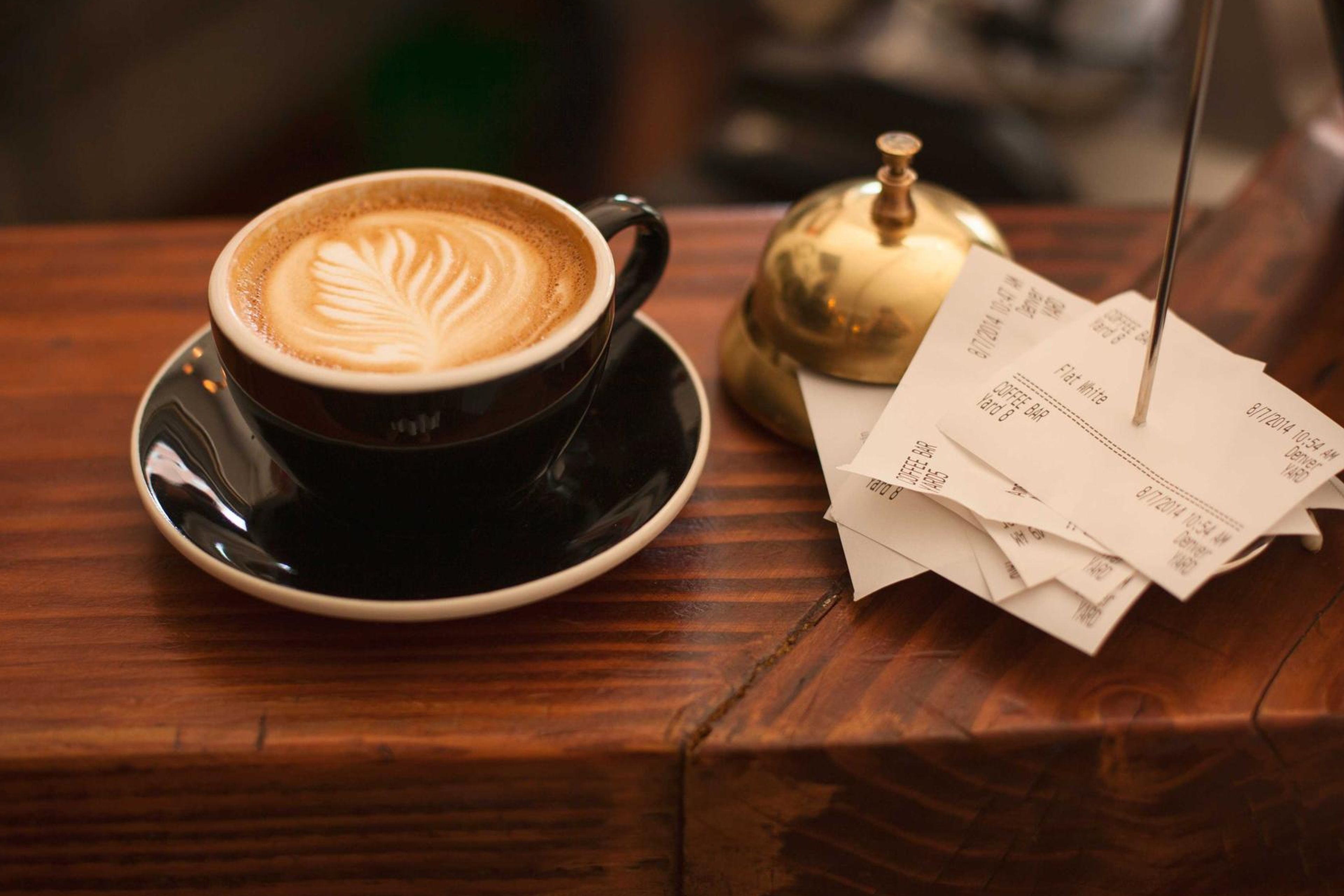 Customer support center with agents at workstations