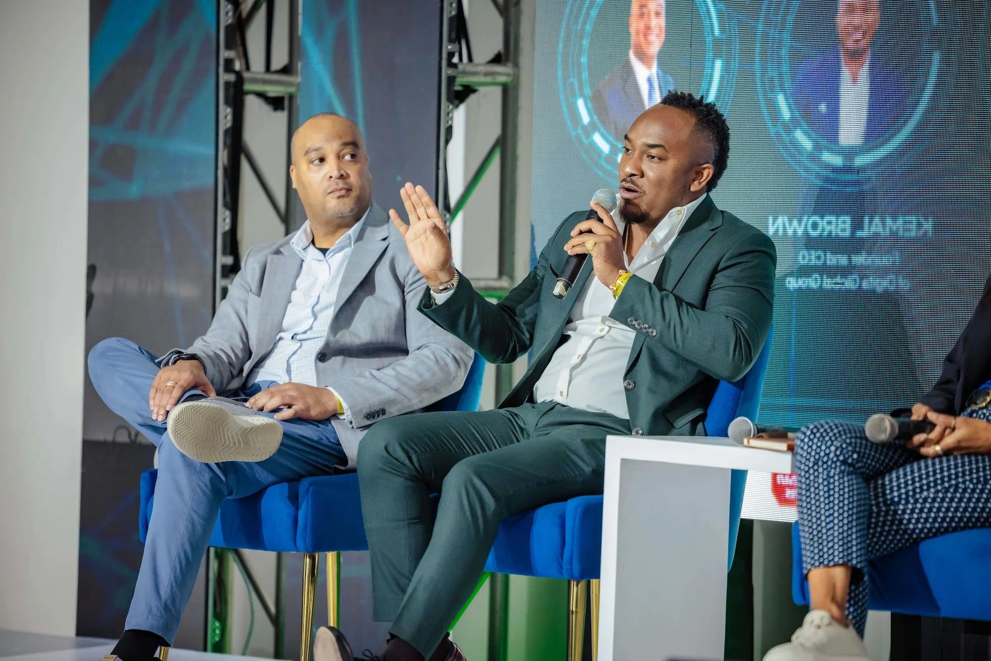 Kemal Brown, CEO of the Digita Global Group Inc, addressed attendees at the recent Transcend AI Consulting AI and the Future of Work Business Conference.
