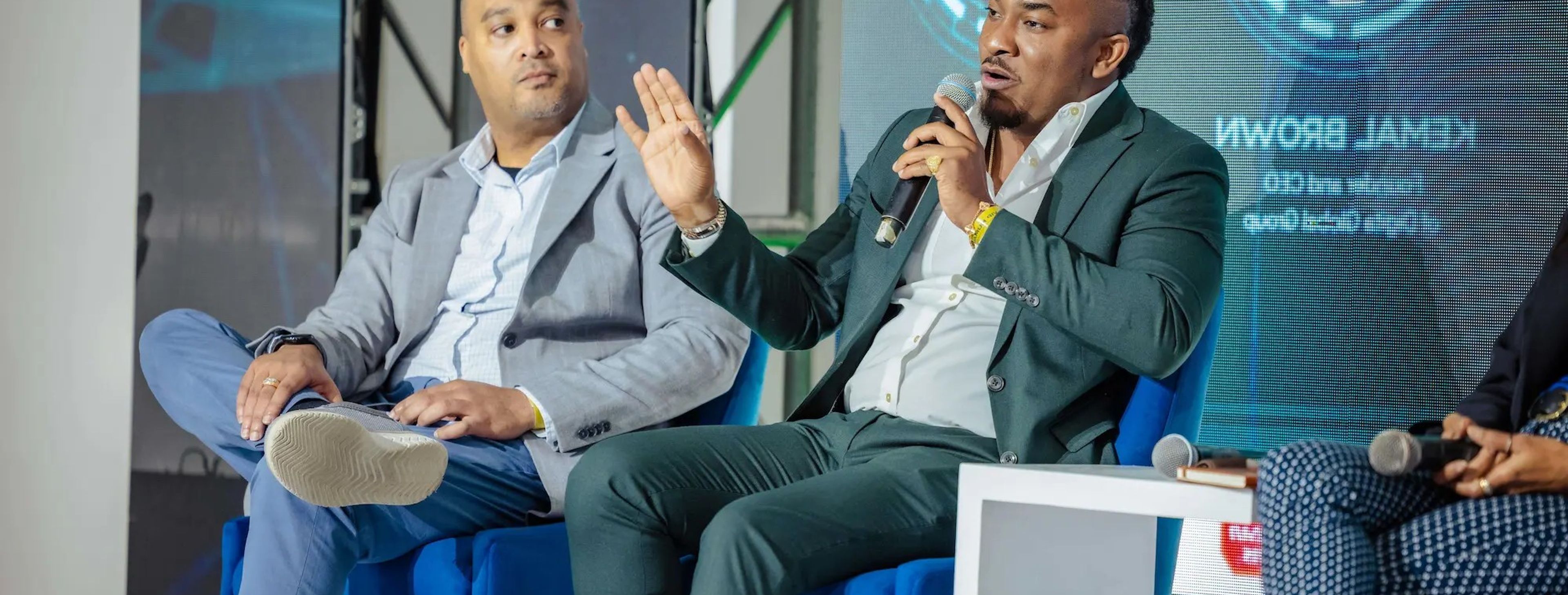 Kemal Brown, CEO of the Digita Global Group Inc, addressed attendees at the recent Transcend AI Consulting AI and the Future of Work Business Conference.
