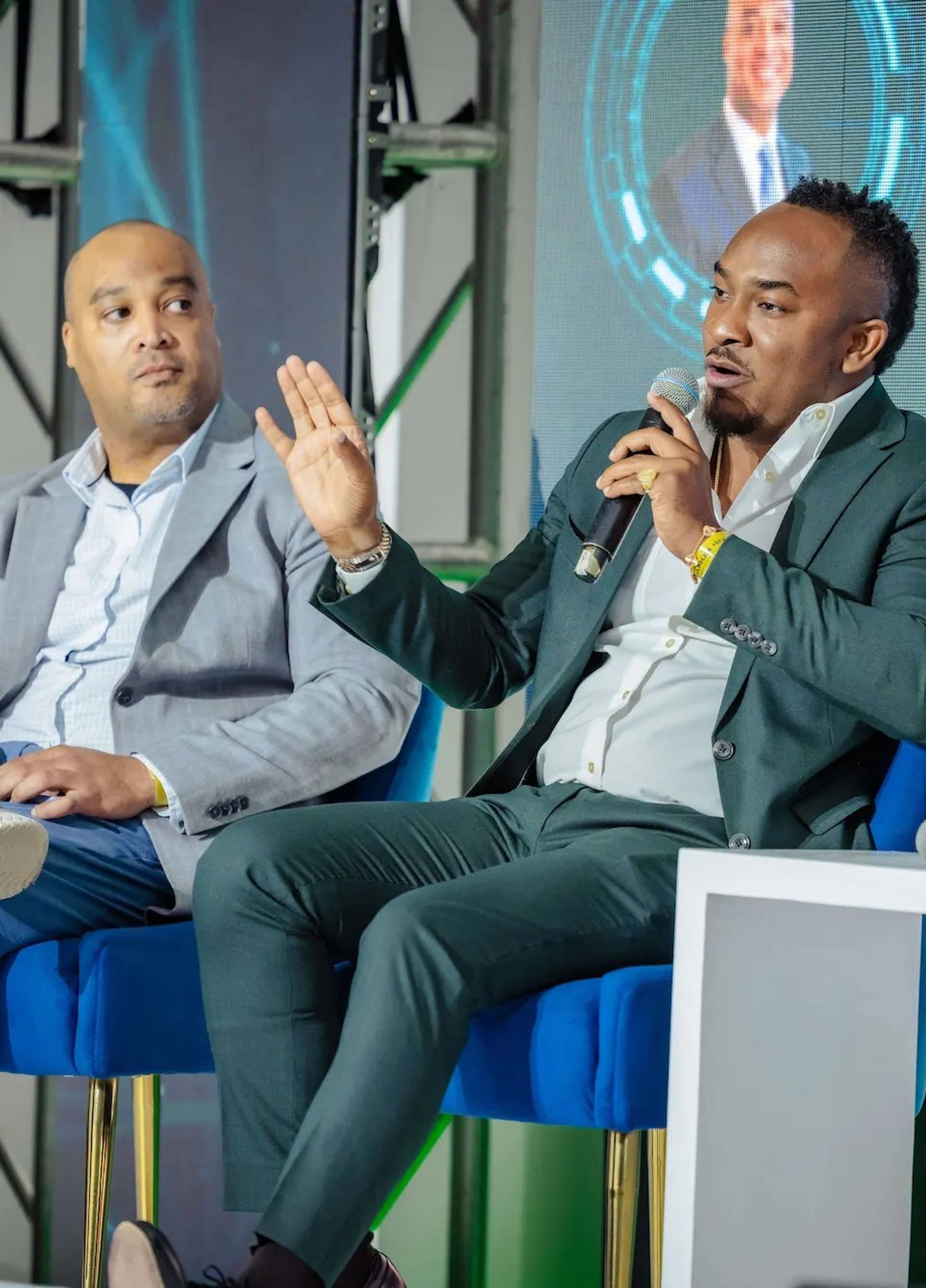 Kemal Brown, CEO of the Digita Global Group Inc, addressed attendees at the recent Transcend AI Consulting AI and the Future of Work Business Conference.