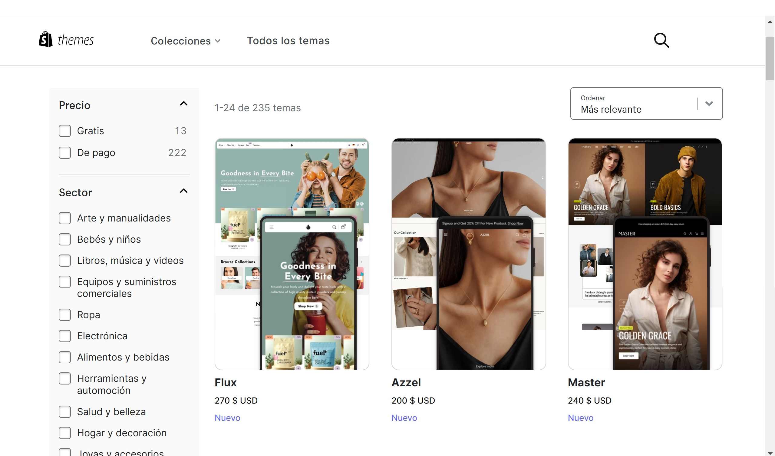 shopify themes app
