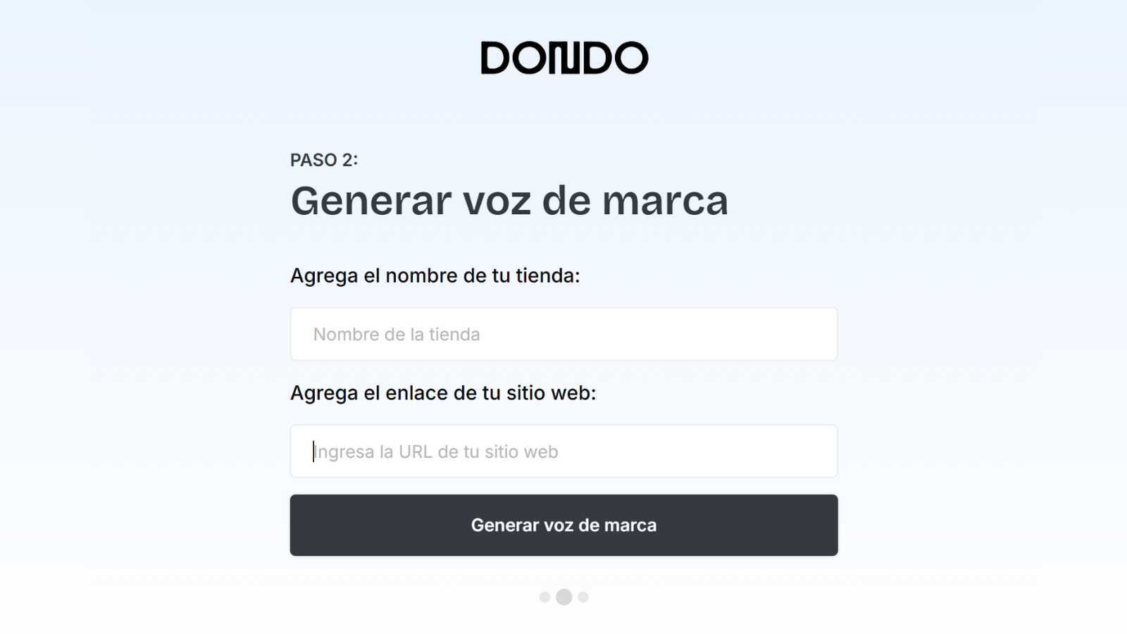Generador de voz de marca de Dondo IA