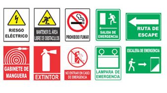 Curso de NOM-026-STPS-2008, Colores y señales de seguridad e higiene