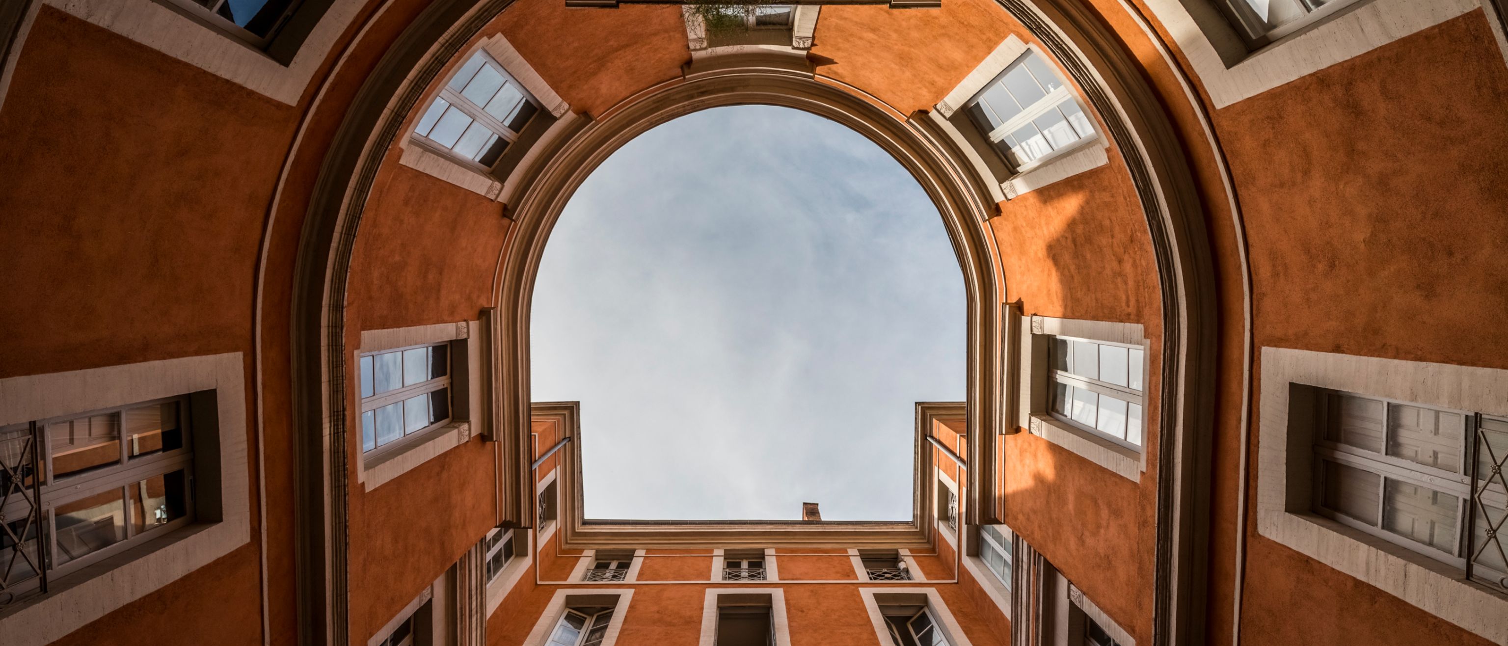 Immeuble toulousain, briques roses