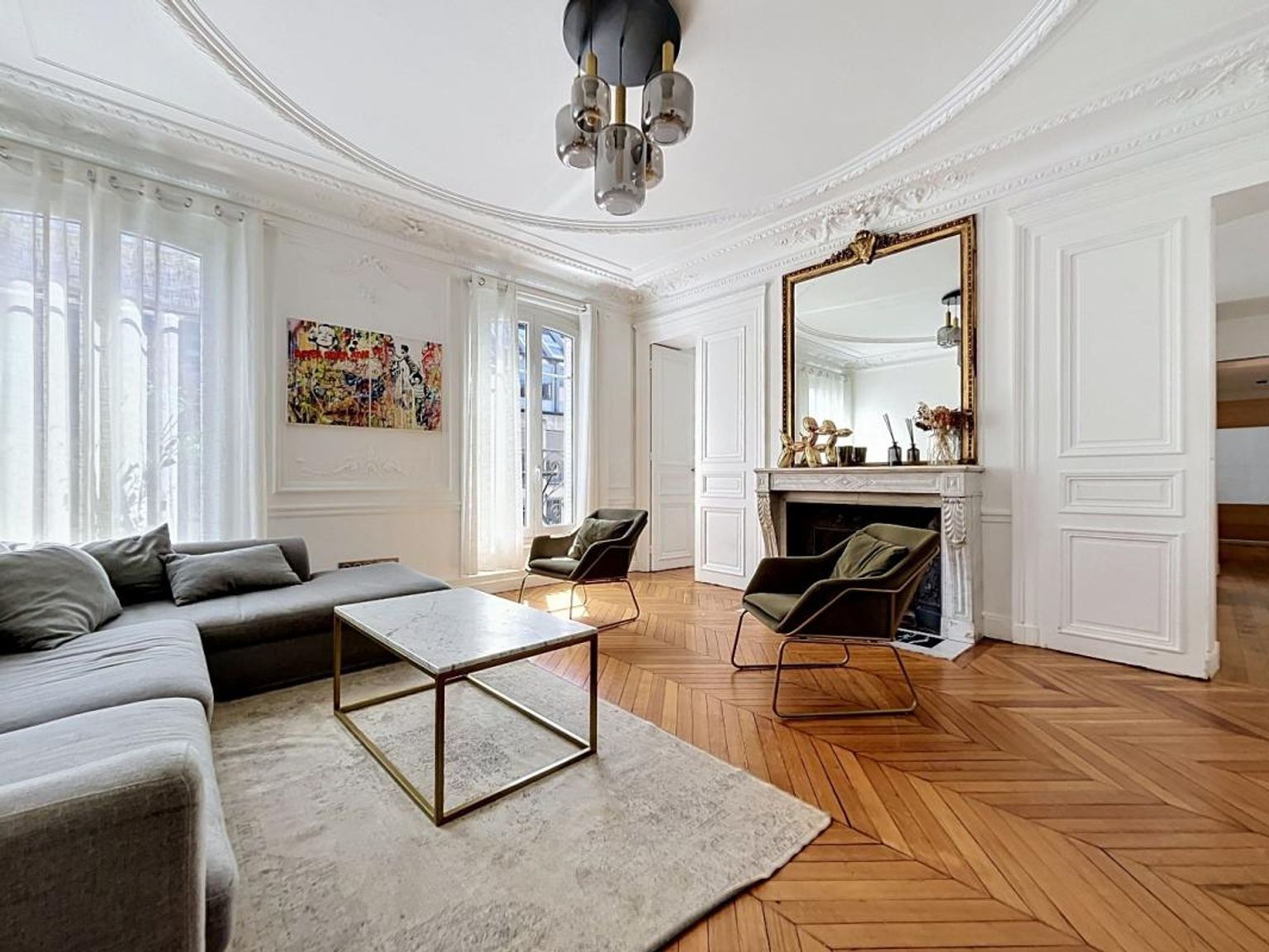 T3 non meublé de 74.40m² - Rue Paul Baudry - Paris (8)