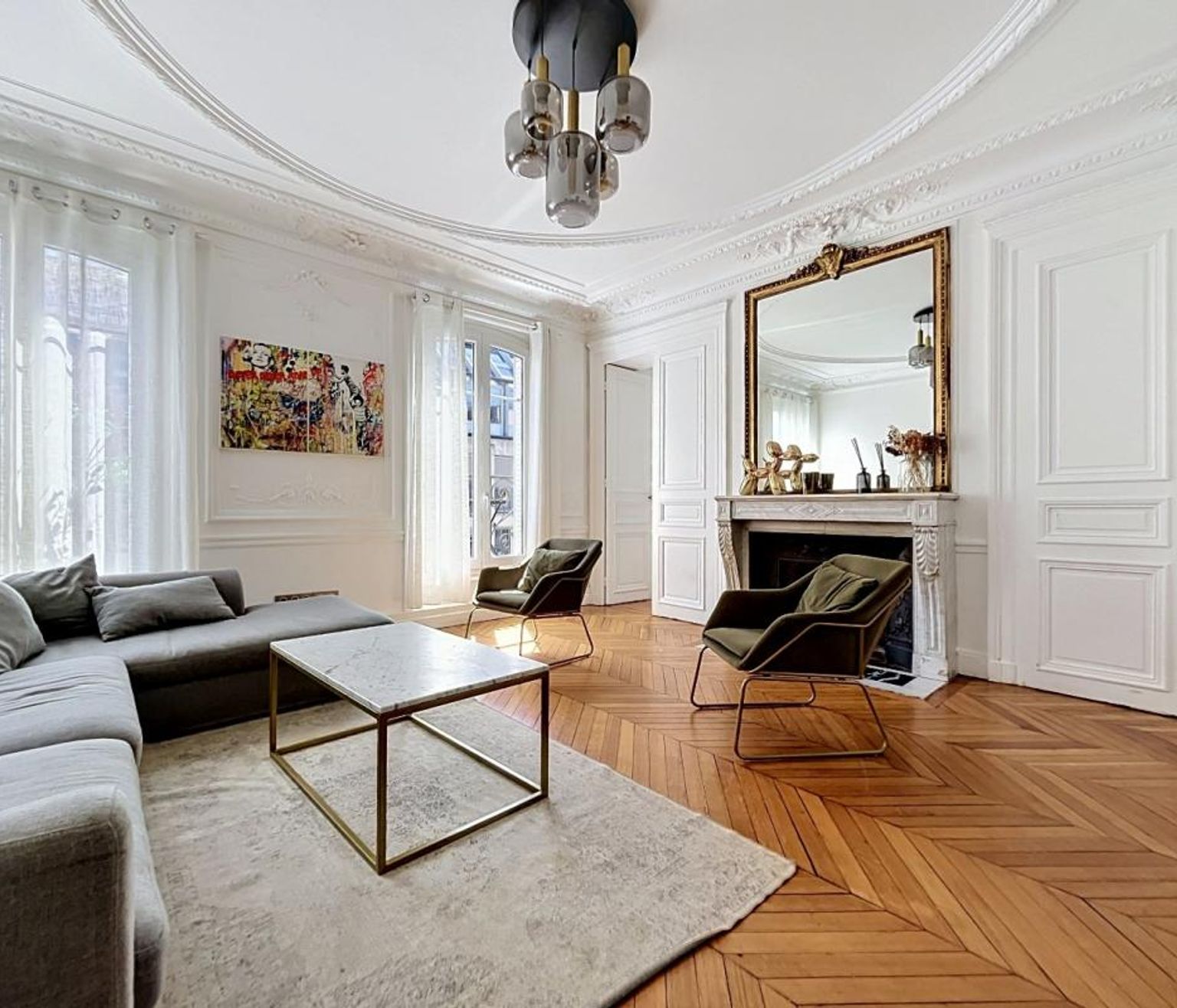 T3 non meublé de 74.40m² - Rue Paul Baudry - Paris (8)