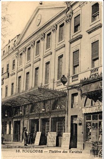 Gravure Théâtre des Variétés, 1920