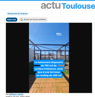 Vue du rooftop des Variétés