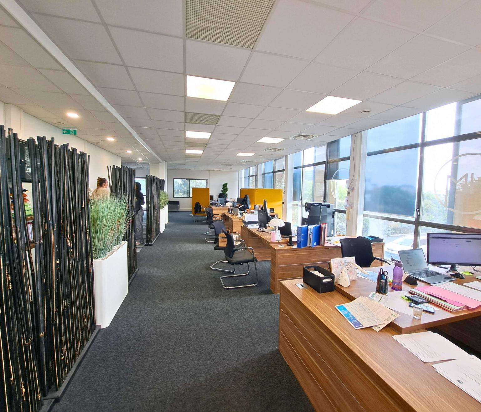 Open space des bureaux du 1er étage - Colomiers- Caso Patrimoine