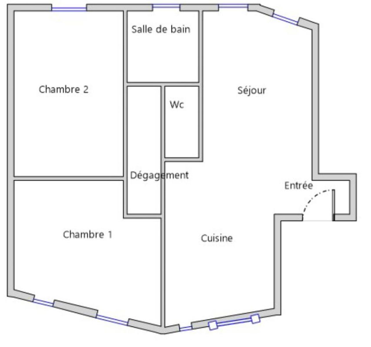 T3 non meublé 71m², rue de Rennes - Paris (6)