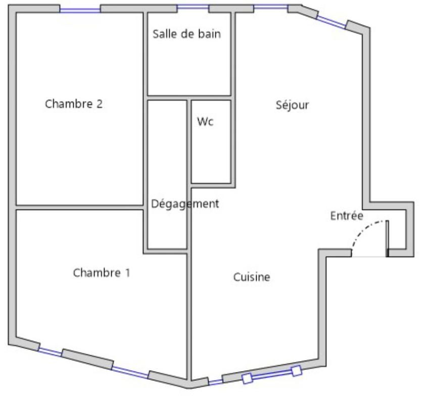 T3 non meublé 71m², rue de Rennes - Paris (6)