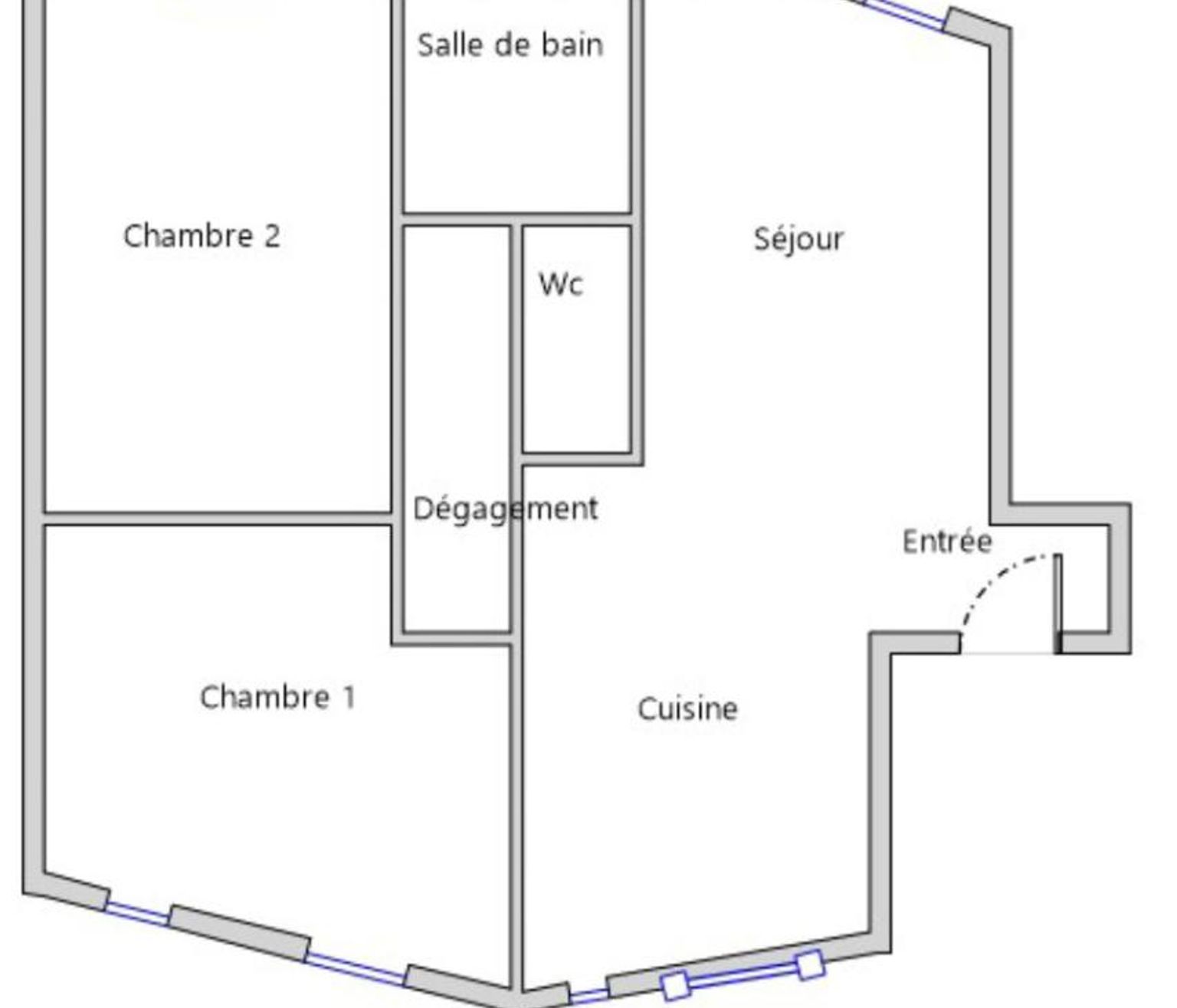 T3 non meublé 71m², rue de Rennes - Paris (6)